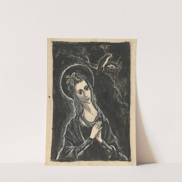 Svätica s vtáčikom by Ján Novák