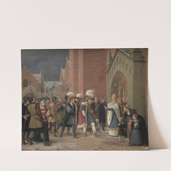 Svend Estridsen and Bishop Vilhelm by Wilhelm Marstrand