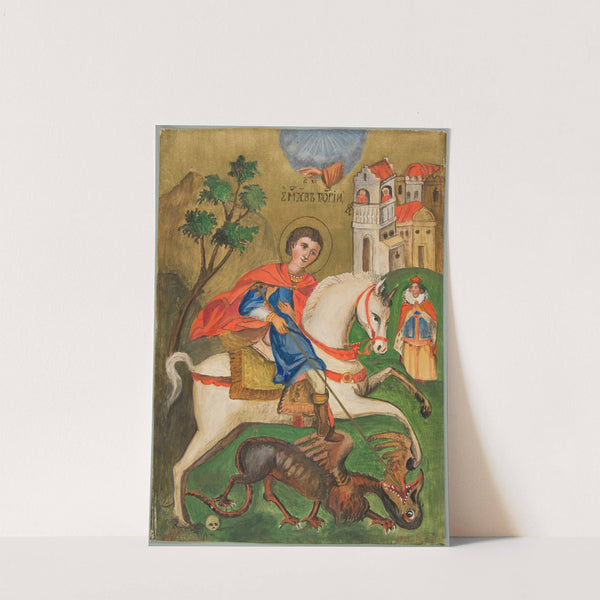 Św. Jerzy zabijający smoka by Sofija Paraszczuk