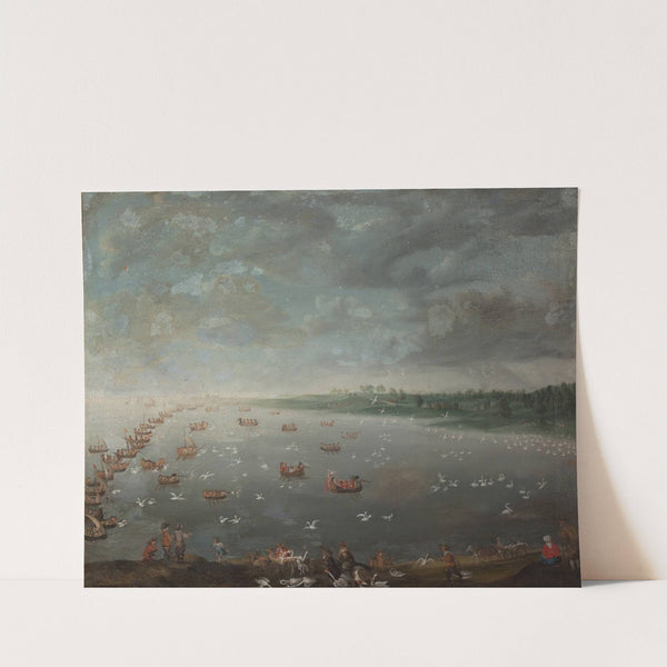 Swan Hunt by de Coninck