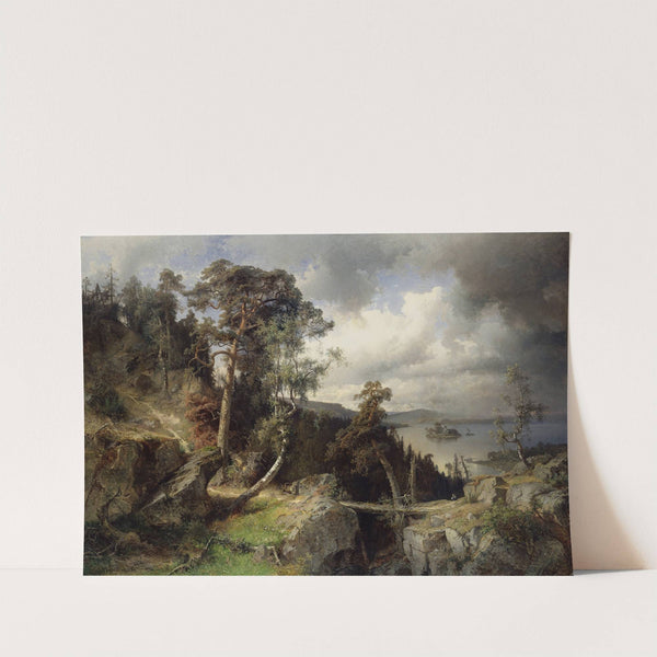 Swedish Landscape. Motif from Kolmården by Alfred Wahlberg