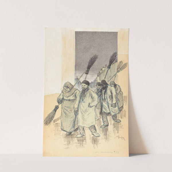 Sweepers by Théophile Alexandre Steinlen