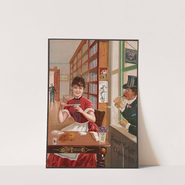 Sweet Violet cigarettes. Globe Tobacco Co. by Julius Bien