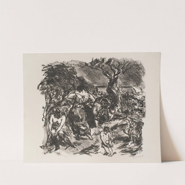 Swimming at Lake Tegel (1911) by Max Beckmann