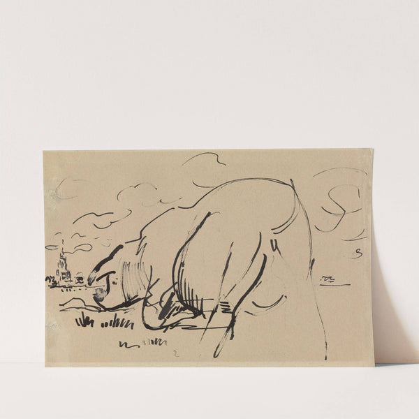 Swine before Amersfoort by Rik Wouters