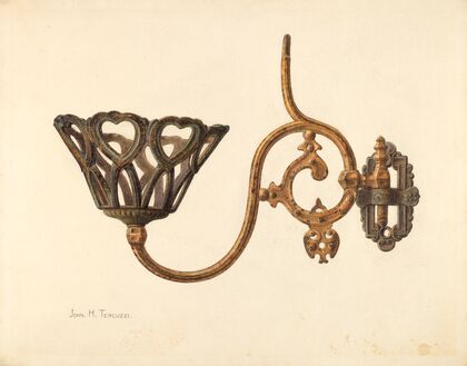 Swinging Lamp Bracket