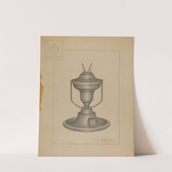Swinging Lamp by Matthew Mangiacotti