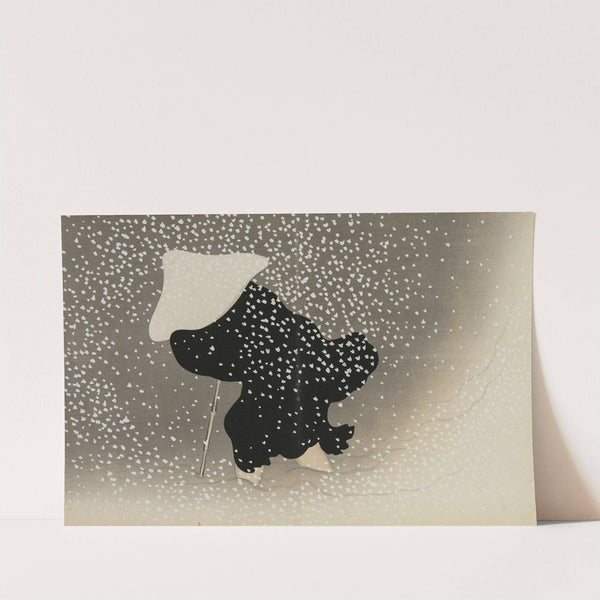 Swirling Snow (Tomoe no yuki) (1909-1910) by Kamisaka Sekka