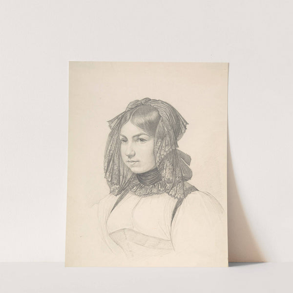 Swiss Girl by August Ferdinand Hopfgarten