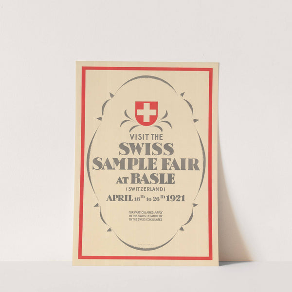 Swiss Sample Fair at Basle (1921) by Ferdinand Erbe