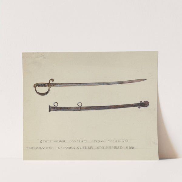 Sword and Scabbard by American 20th Century