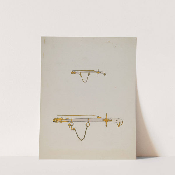 Sword Pin by Ellen Duncan