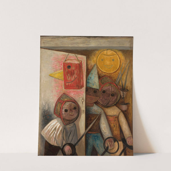 Swordsmen by Tadeusz Makowski