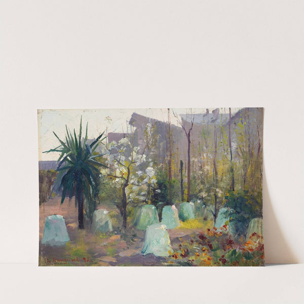 Sydländskt vårlandskap by Lotten Rönquist