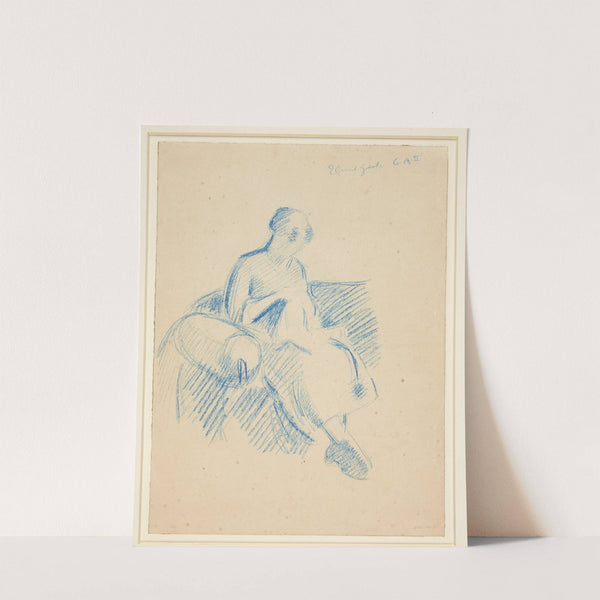 Syende pige by Harald Giersing