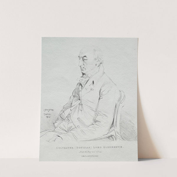 Sylvester Lord Glenbervie (1815) by Jean Auguste Dominique Ingres