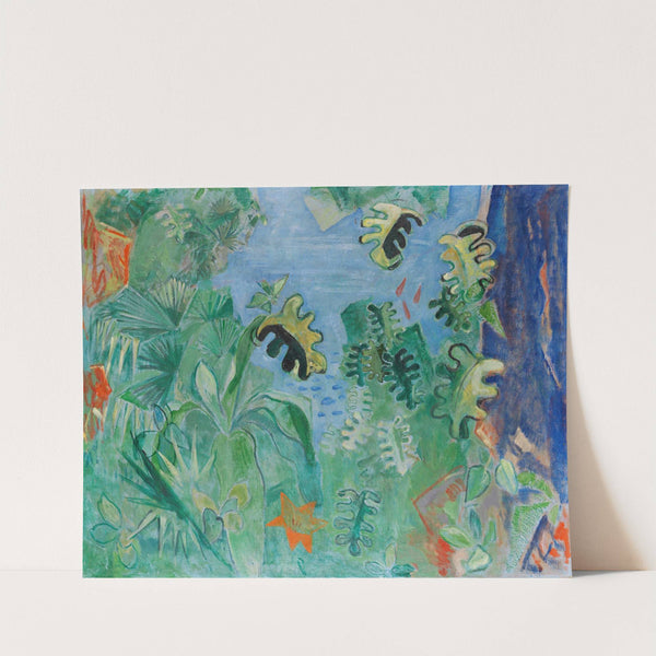 Symphonie in Grün by Oskar Moll