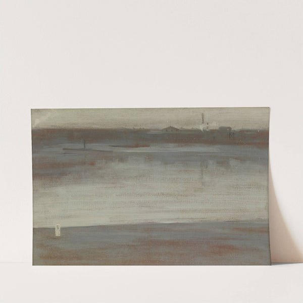 Symphony in Grey; Early Morning, Thames (1871) by James Abbott McNeill Whistler