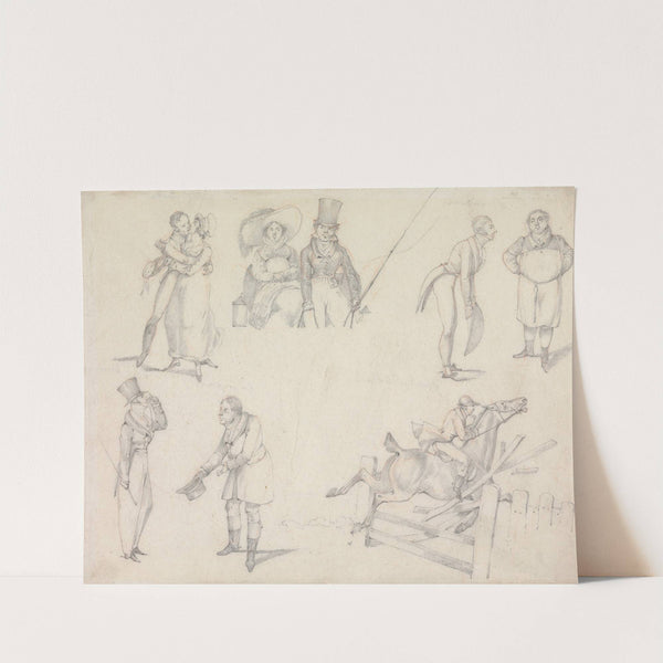 Symptoms: of Promising a Vote, of Reminding an Elector, of a Bang up Drive in a Lunday, of Spoiling a Chicken, of Breaking a Hunter…1822-1827 by Henry Thomas Alken