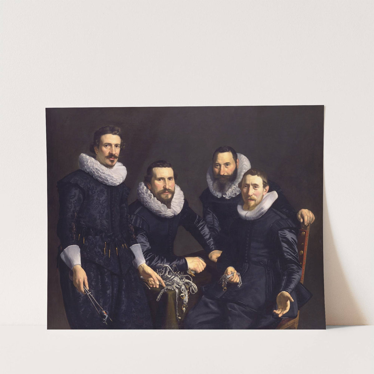 Syndics of the Amsterdam Goldsmiths Guild by Thomas de Keyser