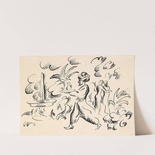 Szene aus 1001 Nacht (1913) by August Macke