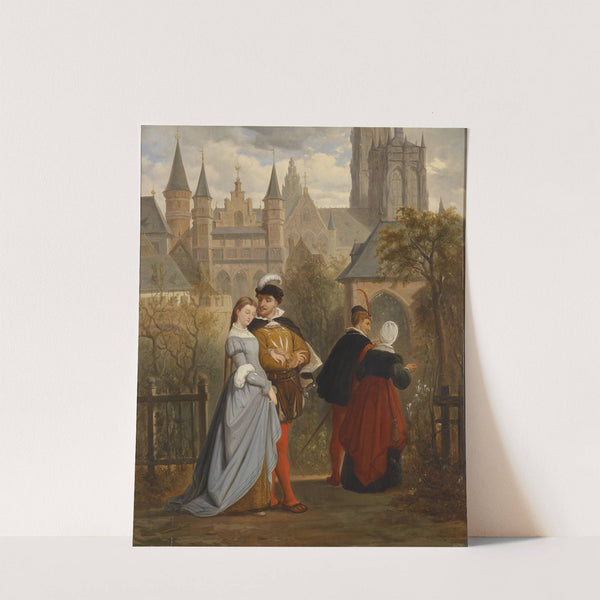 Szene aus Goethes Faust by Henri François Schaefels