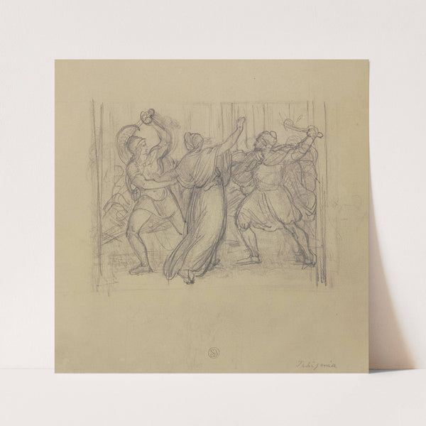 Szene aus Goethes Iphigenie auf Tauris by Bernhard von Neher the younger