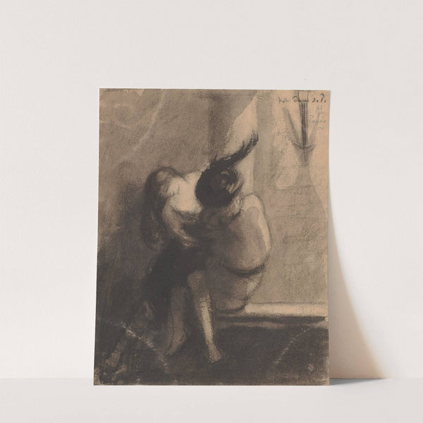 Szene aus Victor Hugos 'Notre Dame' by Hermann Lismann