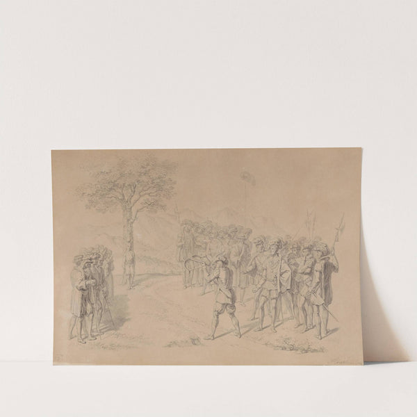 Szene aus Wilhelm Tell (1833) by Josef Kriehuber