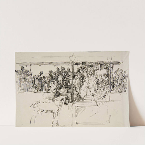 Szkic do kompozycji ‘Świetność Czech’ (1891) by Józef Mehoffer