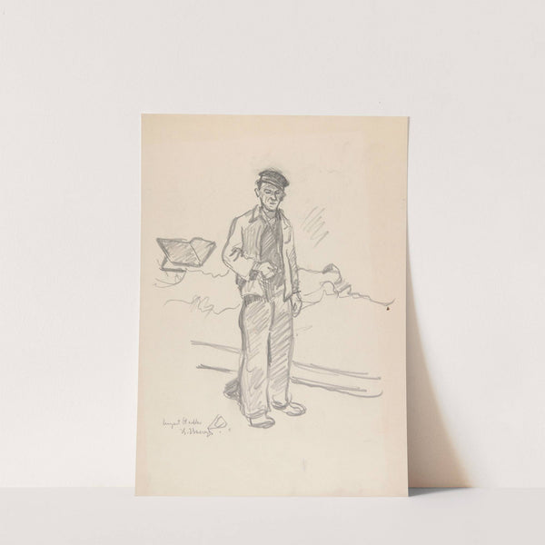 szkic pochylonego mężczyzny by Ivan Ivanec