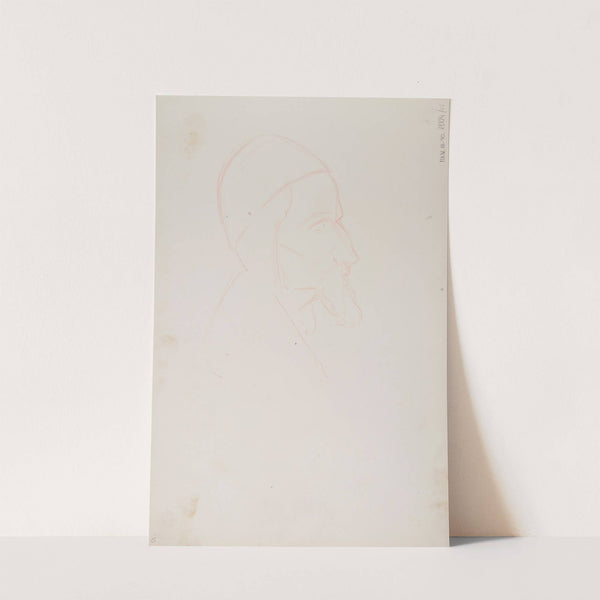 szkic popiersia Żyda by Ferdynand Bryll