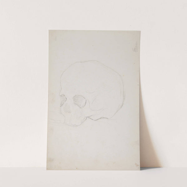 szkic trupiej czaszki by Ferdynand Bryll