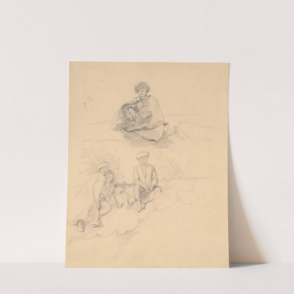 Szkice Hucułów by Józef Simmler