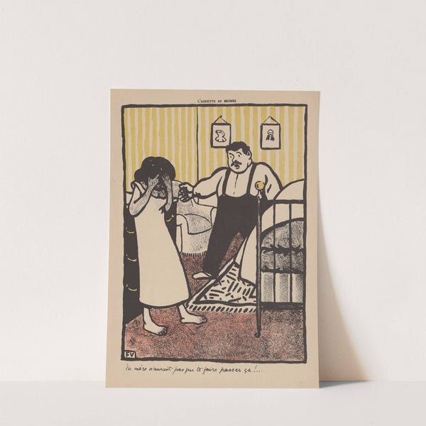 Ta mère n’aurait pas pu te faire passer ça! (1902) by Félix Vallotton