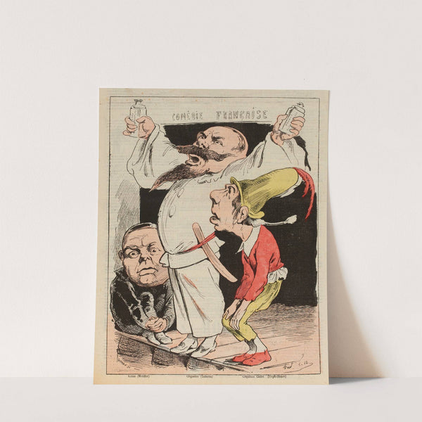 Tabarin (Comédie Française) (1874) by André Gill