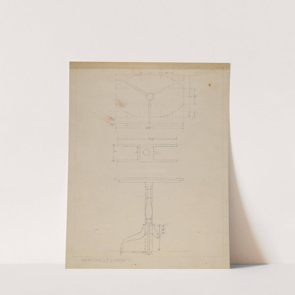 Table by Hans Westendorff