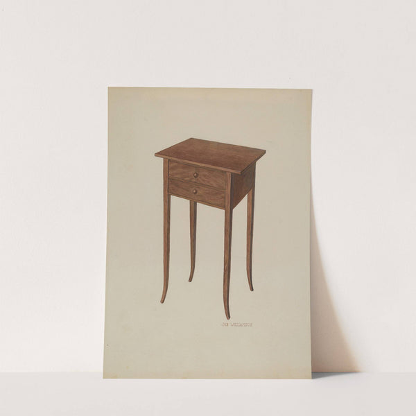 Table (c. 1940) by Jack Williamson