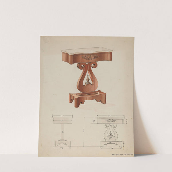 Table by Wellington Blewett