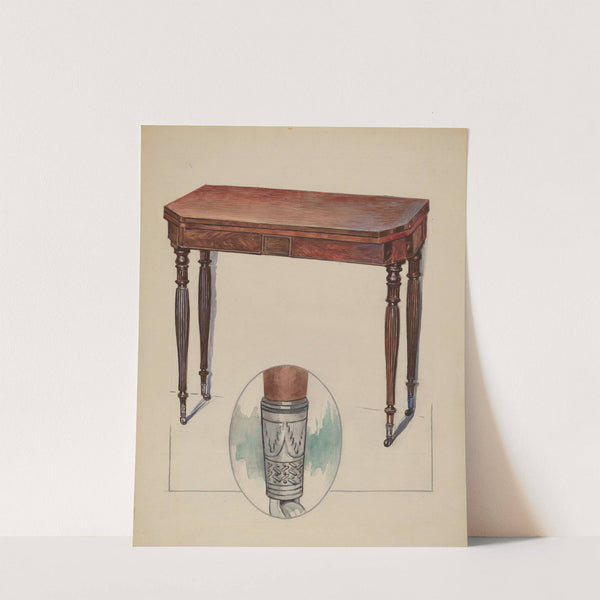 Table (Console or Card Table) by Rolland Livingstone