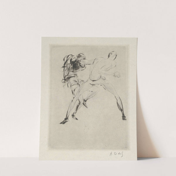Tableau de la boxe, illustré de 29 gravures à l’eau-forte pl 1 (1923) by André Dunoyer de Segonzac