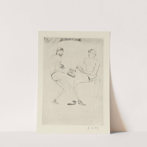 Tableau de la boxe, illustré de 29 gravures à l’eau-forte pl 14 (1923) by André Dunoyer de Segonzac
