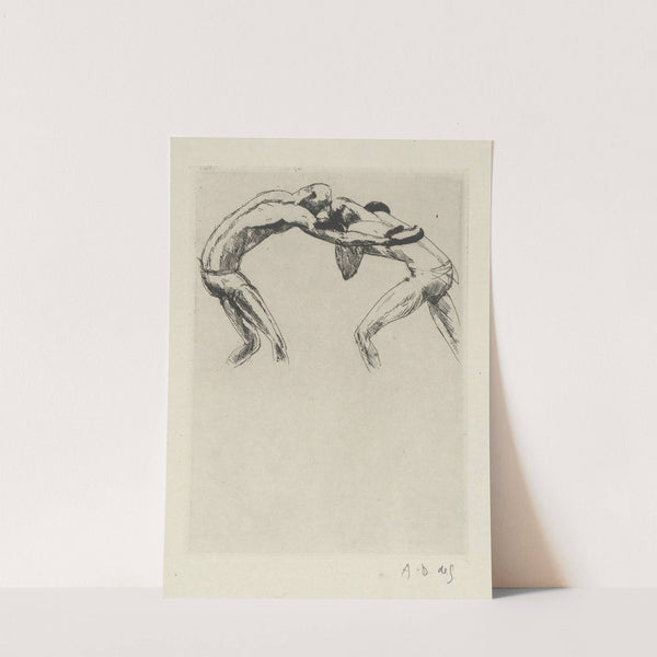 Tableau de la boxe, illustré de 29 gravures à l’eau-forte pl 16 (1923) by André Dunoyer de Segonzac