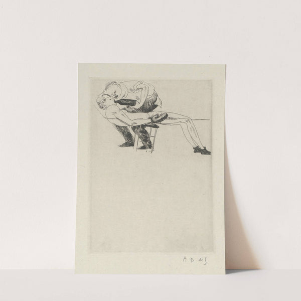 Tableau de la boxe, illustré de 29 gravures à l’eau-forte pl 20 (1923) by André Dunoyer de Segonzac