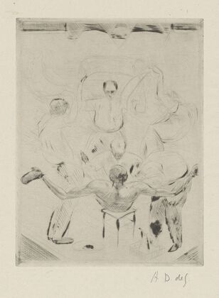 Tableau de la boxe, illustré de 29 gravures à l’eau-forte pl 23