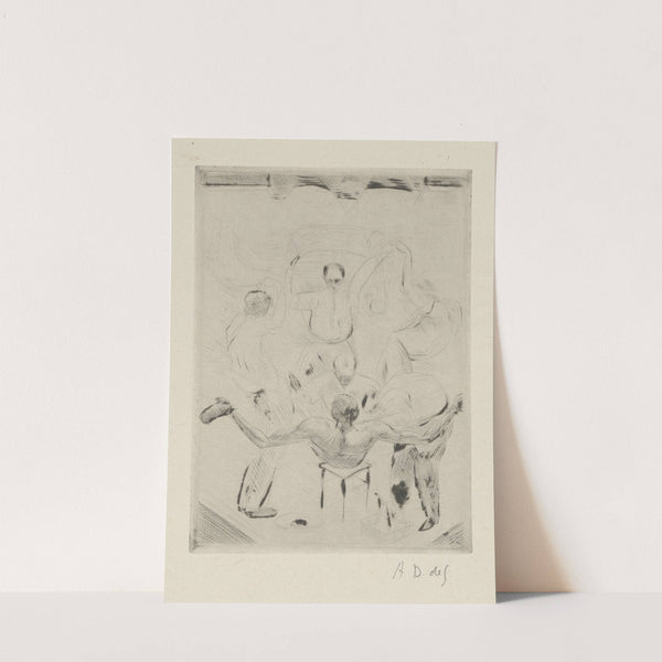 Tableau de la boxe, illustré de 29 gravures à l’eau-forte pl 23 (1923) by André Dunoyer de Segonzac