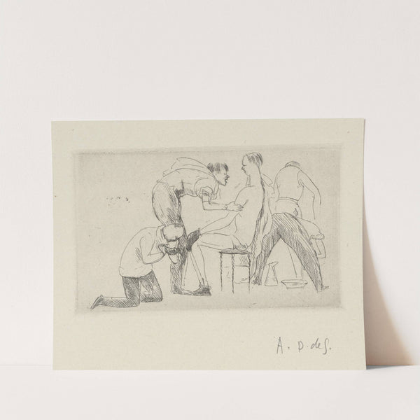 Tableau de la boxe, illustré de 29 gravures à l’eau-forte pl 25 (1923) by André Dunoyer de Segonzac