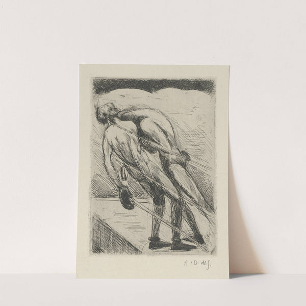 Tableau de la boxe, illustré de 29 gravures à l’eau-forte pl 27 (1923) by André Dunoyer de Segonzac