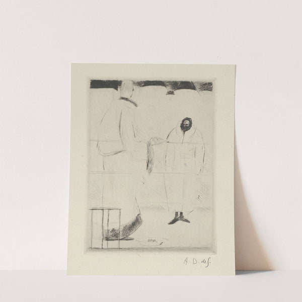 Tableau de la boxe, illustré de 29 gravures à l’eau-forte pl 31 (1923) by André Dunoyer de Segonzac