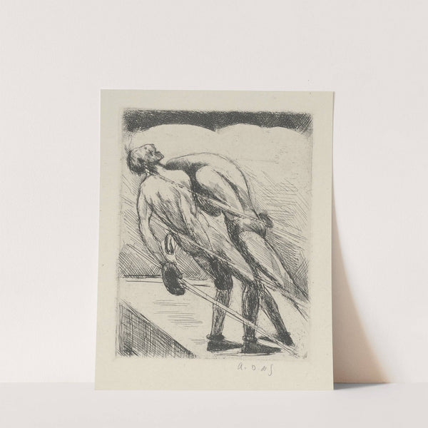 Tableau de la boxe, illustré de 29 gravures à l’eau-forte pl 32 (1923) by André Dunoyer de Segonzac